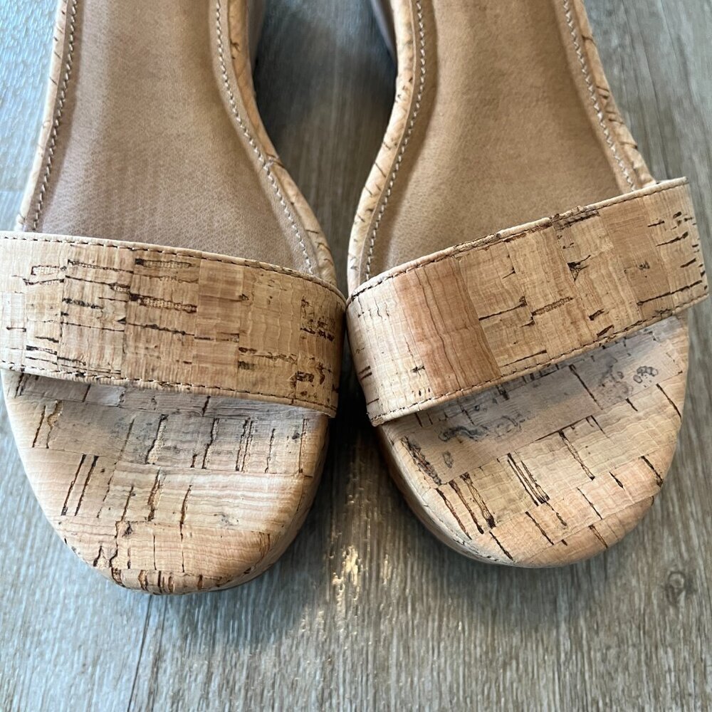 Womens Steve Madden Cork Sandals - 10 - Picture 4 of 9
